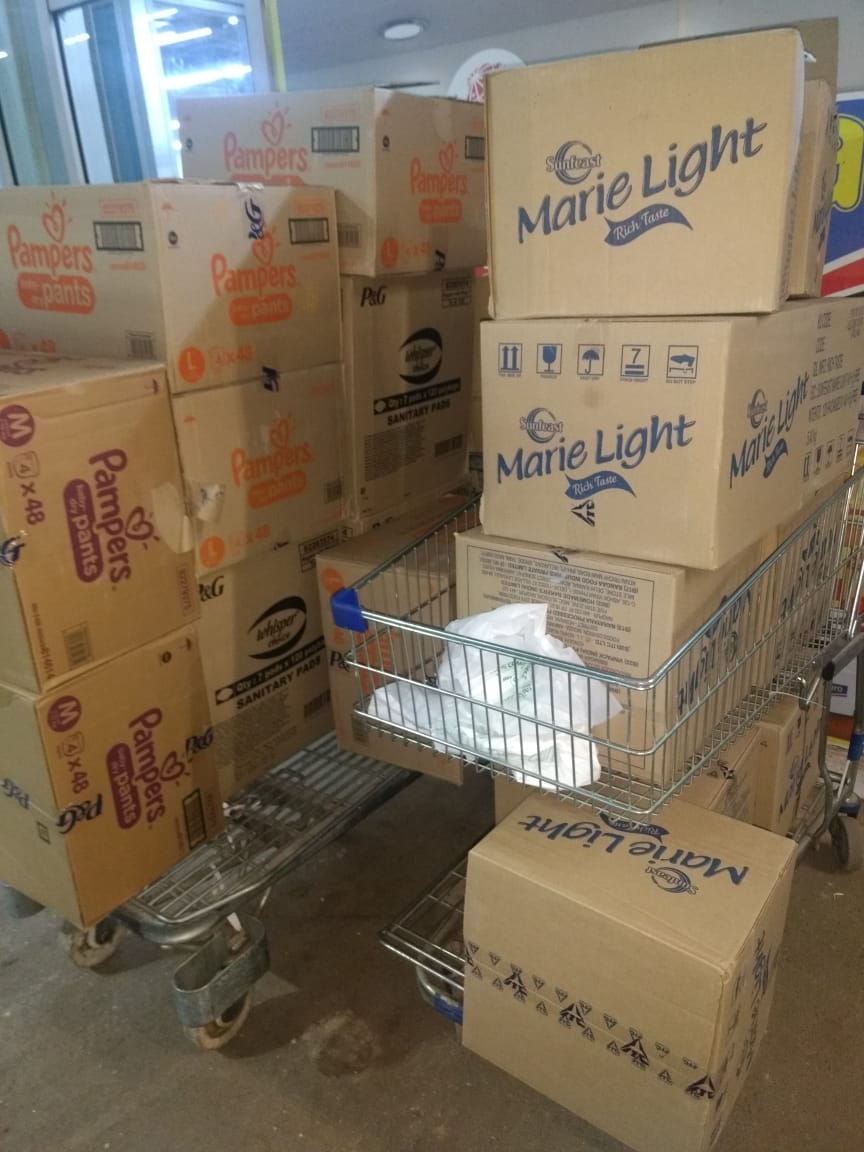 Our contribution for the relief effort