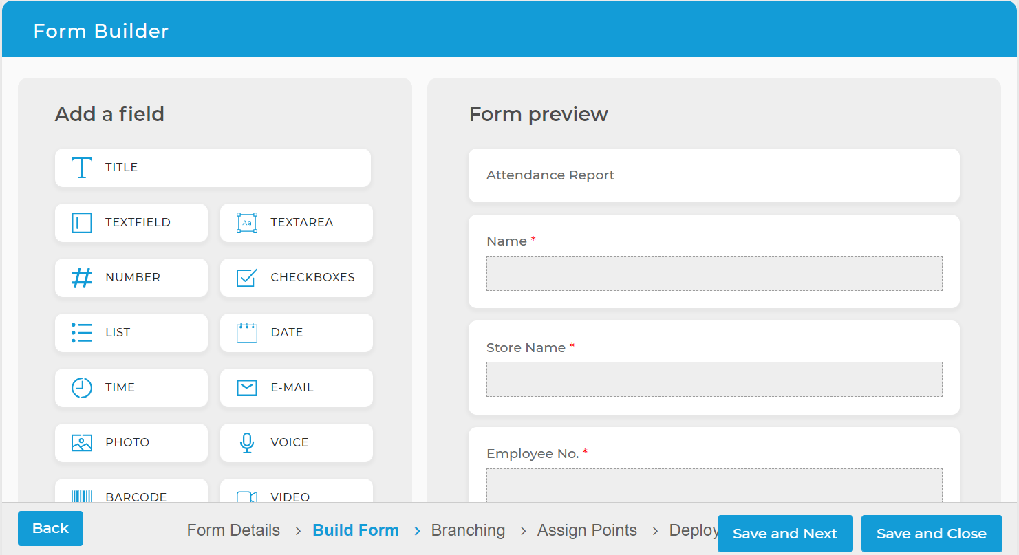 Form builder