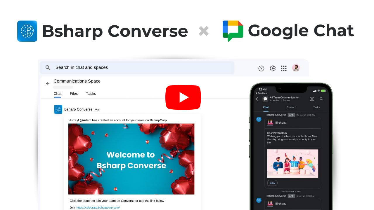 Converse on Google Chat
