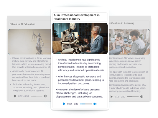Learning card