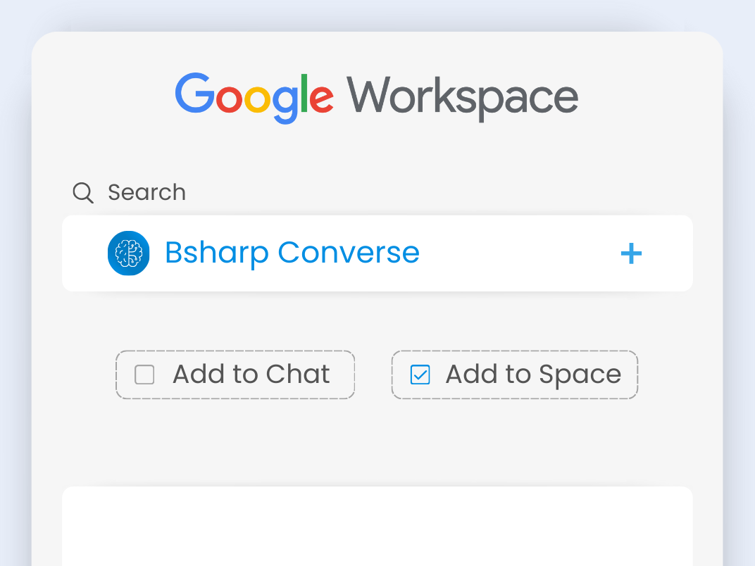 Converse on Google Chat