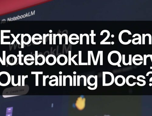 AI in Learning – Experiment 2: NotebookLM