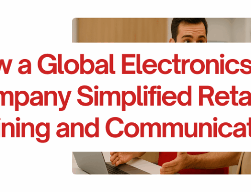 How a Global Electronics Company Simplified Retail Training and Communication