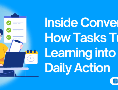 Inside Converse: How Tasks Turn Learning into Daily Action